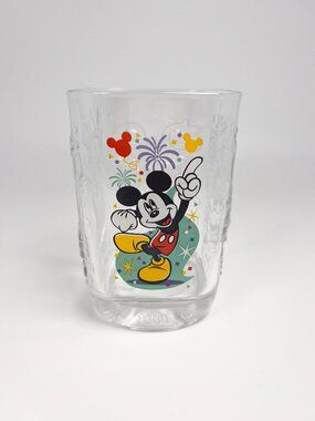 Vintage Mickey Mouse McDonalds commerative 2000's glass